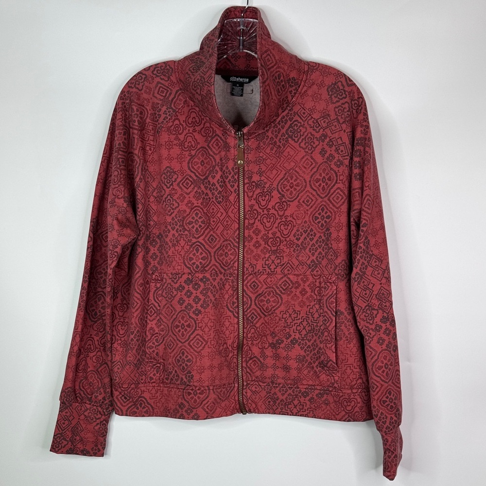 Sherpa Adventure Gear Aztec Full Zip Sweatshirt Size XL